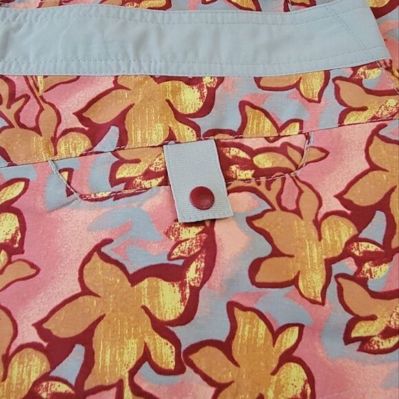 Royal Robbins Multi Color Splash Around Quick Dry UPF 30+ Mini Skirt Size 14 - Picture 6 of 10